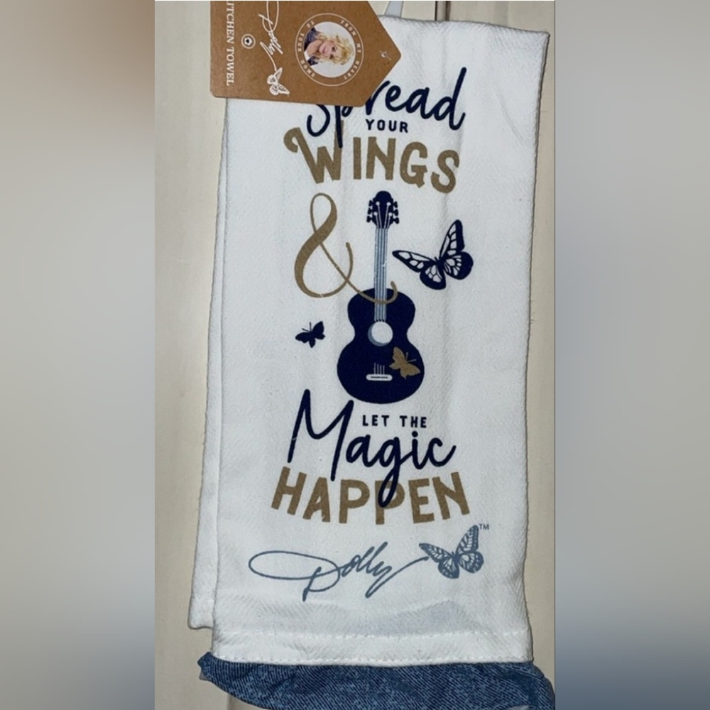 🦋CELEBRATE DOLLY🦋 PERFECT KITCHEN ACCESSORY 🦋 Dolly Parton Kitchen Towel